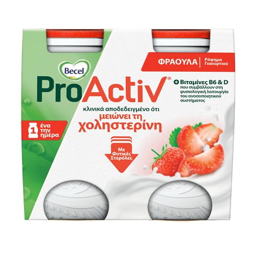 Product Page, Ρόφημα γιαουρτιού Becel ProActiv Φράουλα