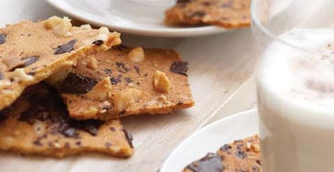 recipe image Macadamia and Chocolate Wafers